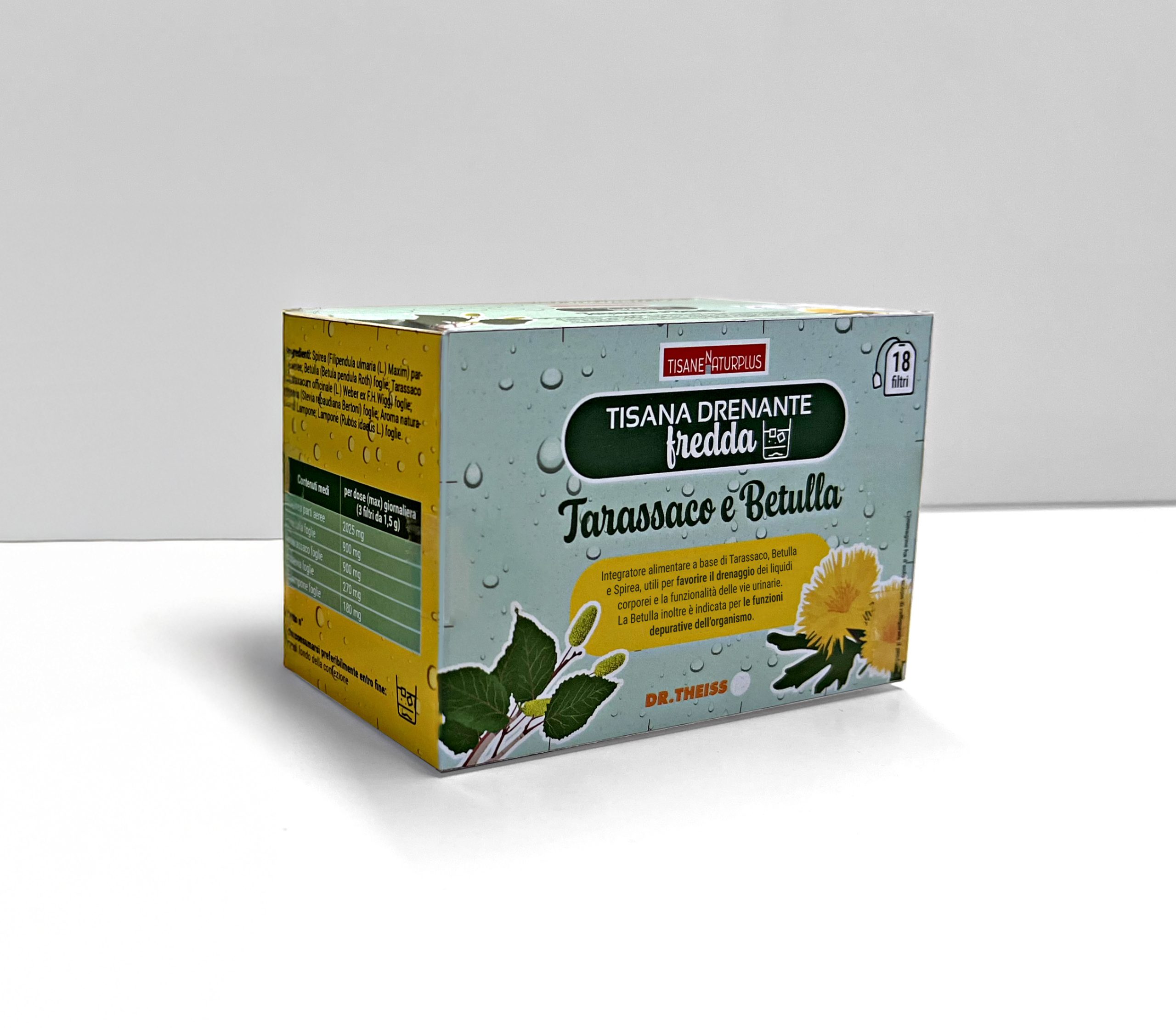 Tisana fredda drenante Tarassaco e Betulla