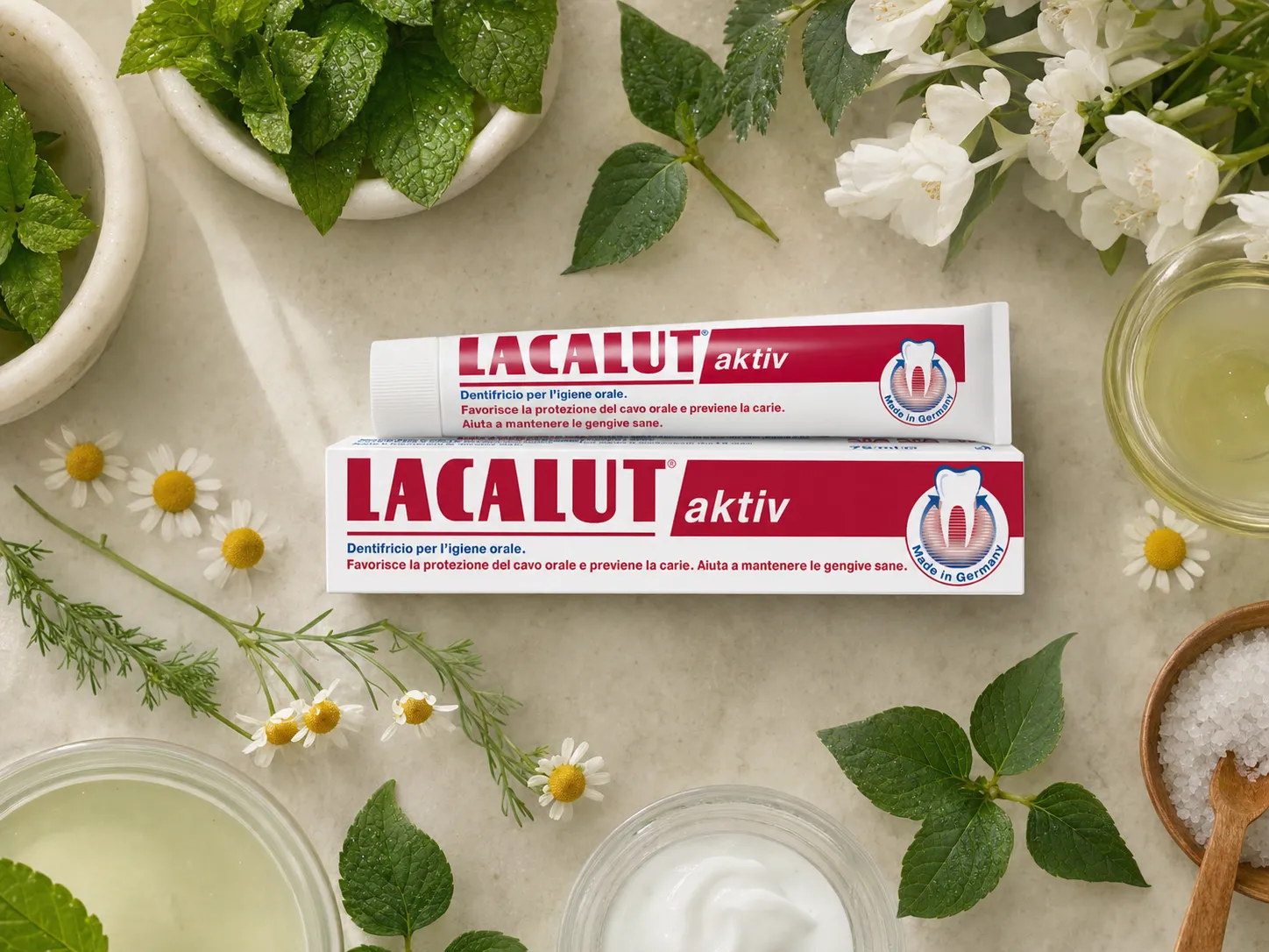 Come si usa Lacalut Aktiv  crema dentifricia anti placca