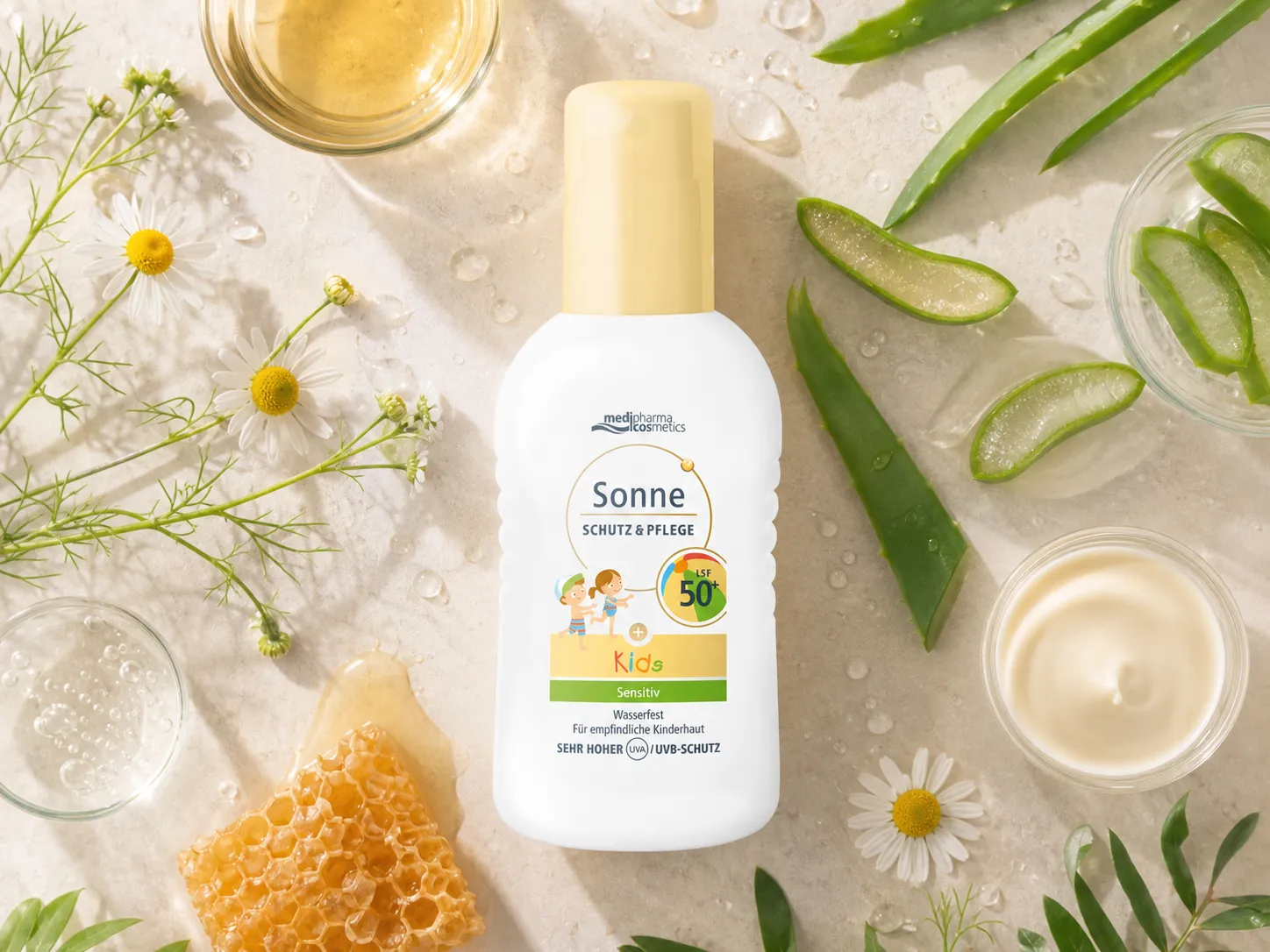 Come si usa Medipharma solare corpo Kids SPF 50+ 200 ml