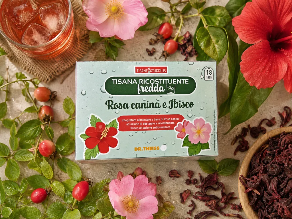 Come si usa Tisana fredda ricostituente Rosa Canina ed Ibisco