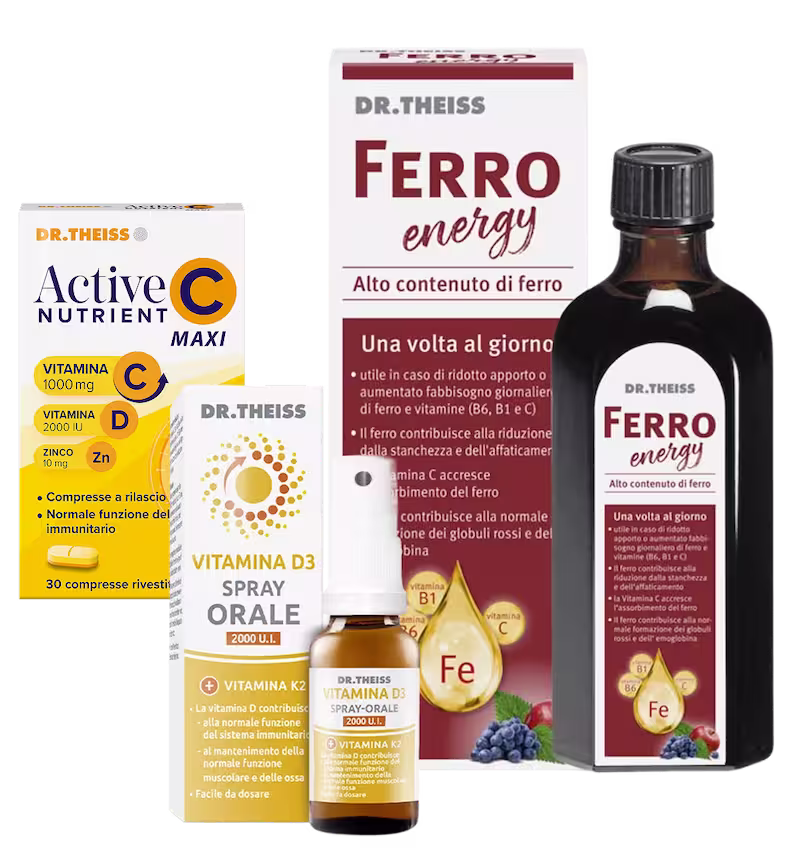 Ferro vitamina d e vitamina c