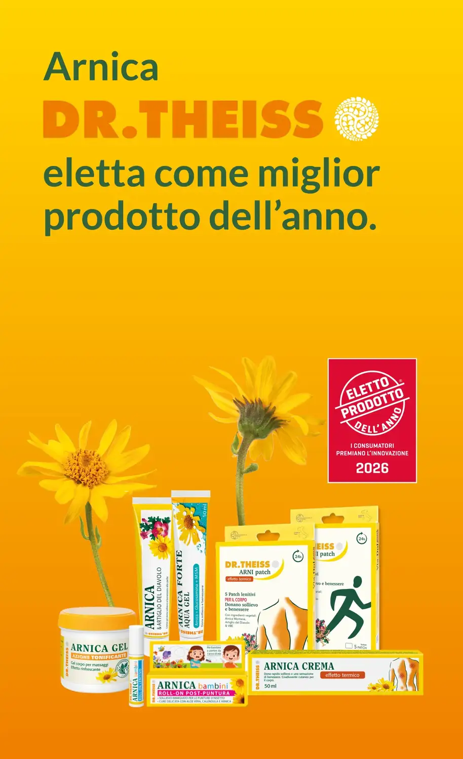 Arnica DR theiss prodotto dell'anno