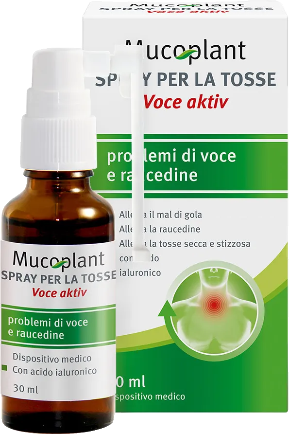 Spray per la tosse Voce aktiv