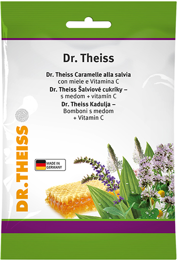 Dr. Theiss Bonbon salvia e miele con miele e Vitamina C
