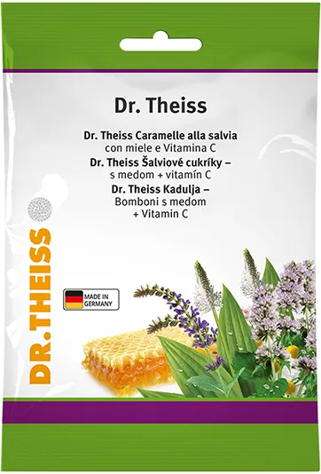 Dr. Theiss Bonbon salvia e miele con miele e Vitamina C