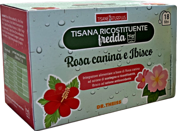 Tisana fredda ricostituente Rosa Canina ed Ibisco