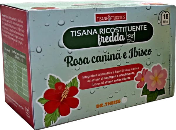 Tisana fredda ricostituente Rosa Canina ed Ibisco