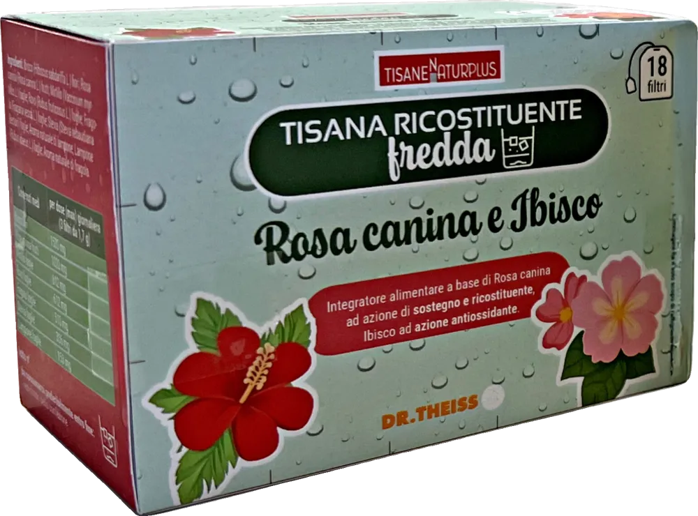 Tisana fredda ricostituente Rosa Canina ed Ibisco