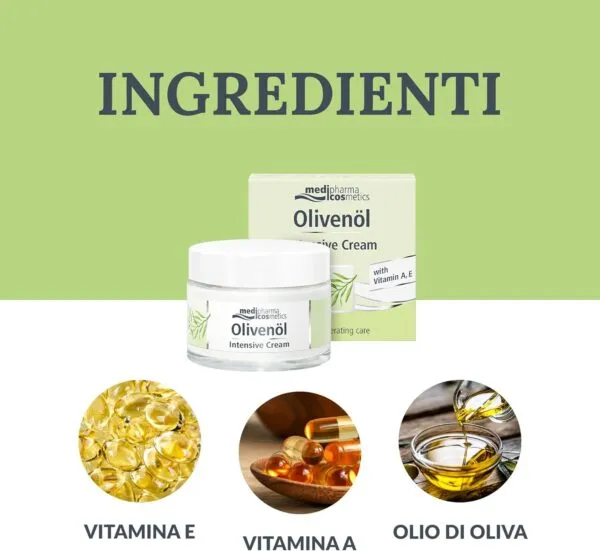 Olio d'oliva e vitamine A ed E