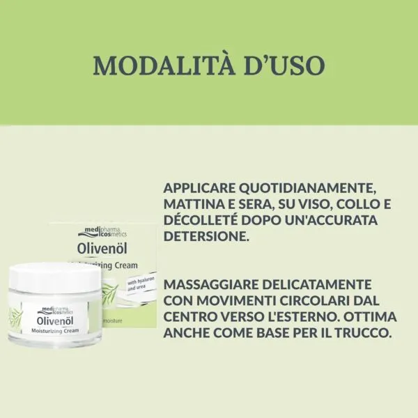 Applicazione della crema